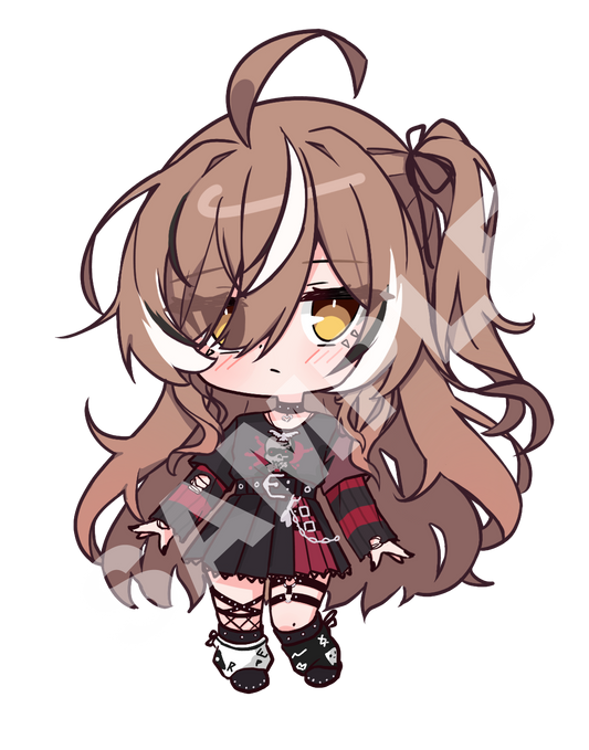 Emo Mumei 2.5" Charm